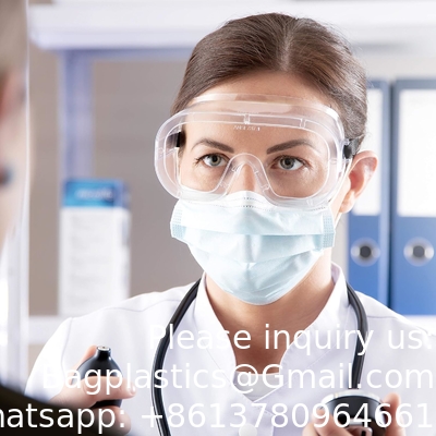 Beschermende veiligheidsbrillen zonder ventilatie met anti-nevelcoating, heldere krabbenbestendige lenzen, universele OTG-fit