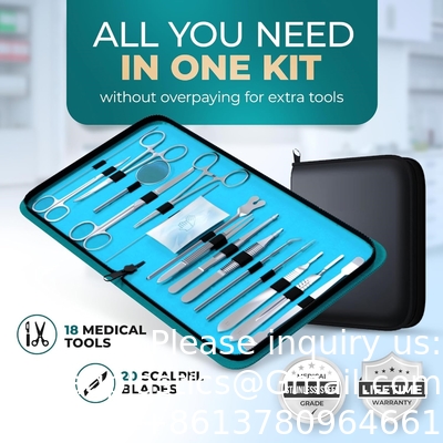 38 PCS Advanced Dissection Kit Biologie Laboratorium Anatomie Dissectie Set met roestvrij staal Scalpel Messen Handle Messen