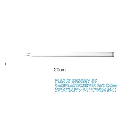 Glasdruppelpipetten, dik borosilicaatglasdruppelpipetten 3 ml niet-gegradeerde vloeistoftransferpipetten voor laboratorium