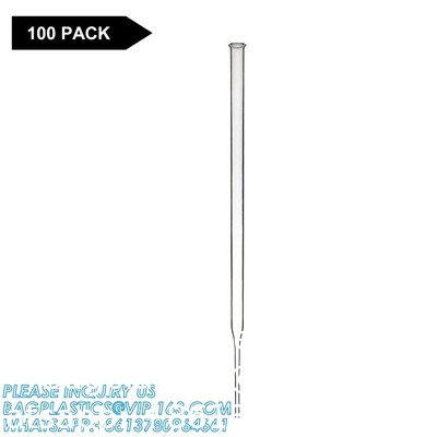 Glasdruppelpipetten, dik borosilicaatglasdruppelpipetten 3 ml niet-gegradeerde vloeistoftransferpipetten voor laboratorium