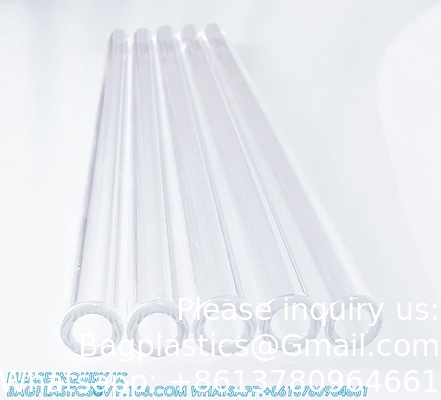 4 inch lang 10 stukjes glas borosilicaat blaasbuizen 12 mm OD 2 mm dikke wandbuizen, heldere buizen voor kunst zelfstandig