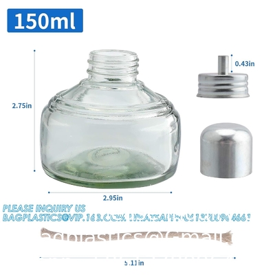 Glas-alcohollampenset Lab-alcoholbranderlamp 150 ml Glas-alcohollamp en standkit met alcohollamp, statief