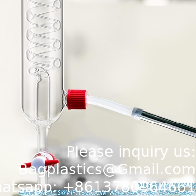 Destillatie Chemie laboratorium Glaswerk Tube Glas Chemie Laboratorium Tube Allihn Condenser Glas Soxhlet Extractor