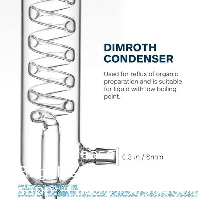 Destillatie Chemie laboratorium Glaswerk Tube Glas Chemie Laboratorium Tube Allihn Condenser Glas Soxhlet Extractor