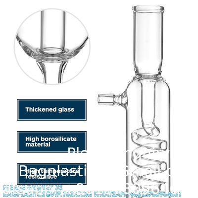 Destillatie Chemie laboratorium Glaswerk Tube Glas Chemie Laboratorium Tube Allihn Condenser Glas Soxhlet Extractor