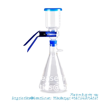 Laboratorium vacuümfiltratie distillatieapparaat, zware wand laboratoriumfilter set, 1 jaar garantie (1000 ml filterfles)