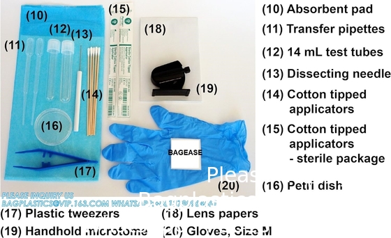 All-in-one microscoop slide voorbereidingskit microscoop slide voorbereidingskit - essentiële student monster monster