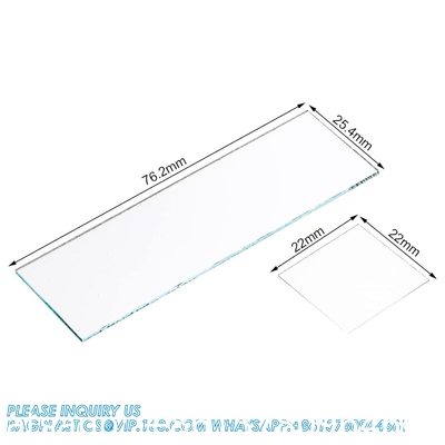 Microscoopplaten en -bedekkingen, lege glazen platen voor de microscoop - 300 platen, 300 bedekkingsplaten voor de microscoop