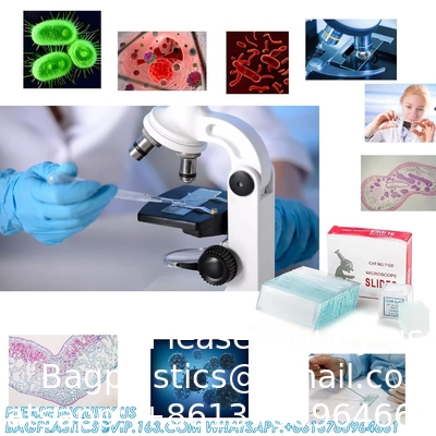 Microscoopplaten en -bedekkingen, lege glazen platen voor de microscoop - 300 platen, 300 bedekkingsplaten voor de microscoop
