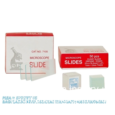Laboratoriumgebruik Economisch 7101 7102 7105 7109 Glasbereide gepolijste microscoopglijbaan