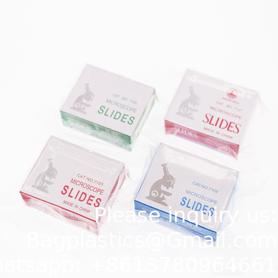 Blank microscoop glazen dia voor biologische experimenten Microscoop bevroren einddia bereid 7105 7109