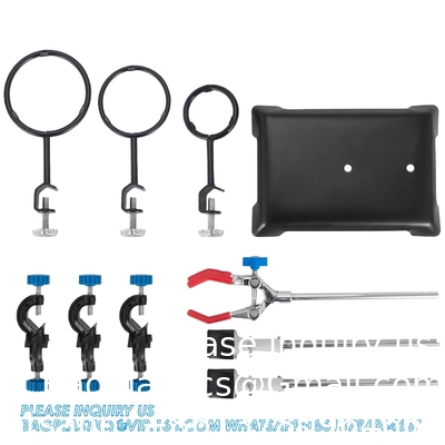 Metalen van laboratoriumkwaliteit Set - Steunstand Premium ijzermateriaal Laboratoriumsteunstand Laboratoriumclamp Flaskclamp