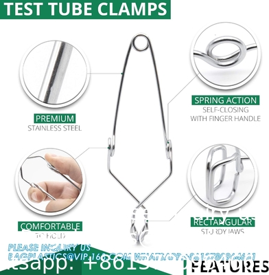 Labwares Essentials Lab Tools Starter Pack - Schroefbeker Tongs Lab Spatula Scoop Lepel Proefbuis Klemmen Sterilisator