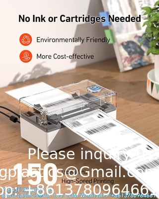 4x6 USB-thermische etikettenprinter, desktop barcode etikettenprinter voor het verzenden van pakketten