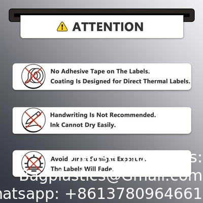 4&quot; x 2&quot; (102 mm x 51 mm) Barcode verzending &amp; multifunctionele etiketten, premium kleefmiddel &amp; geperforeerd etikettenprinter