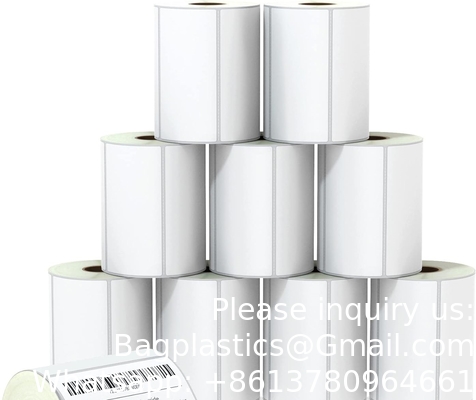 4&quot; x 2&quot; (102 mm x 51 mm) Barcode verzending &amp; multifunctionele etiketten, premium kleefmiddel &amp; geperforeerd etikettenprinter