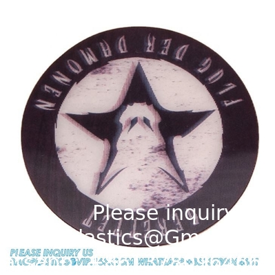 Anime Cartoon Custom 3D Lenticulaire Sticker Holografische label rollen Demon Slayer Lenticulaire 3d Anime bottlelabel