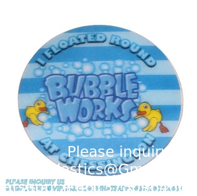 Anime Cartoon Custom 3D Lenticulaire Sticker Holografische label rollen Demon Slayer Lenticulaire 3d Anime bottlelabel