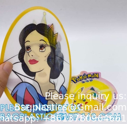 Anime Cartoon Custom 3D Lenticulaire Sticker Holografische label rollen Demon Slayer Lenticulaire 3d Anime bottlelabel