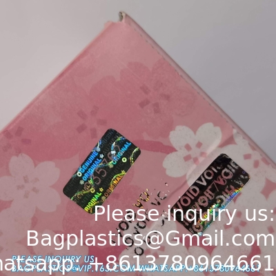 Authentieke hologram-etiketten/stickers Zilveren overdracht Tamper bewijs van veiligheid Garantie Nul zegels/stickers Hoge veiligheid