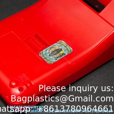 Authentieke hologram-etiketten/stickers Zilveren overdracht Tamper bewijs van veiligheid Garantie Nul zegels/stickers Hoge veiligheid