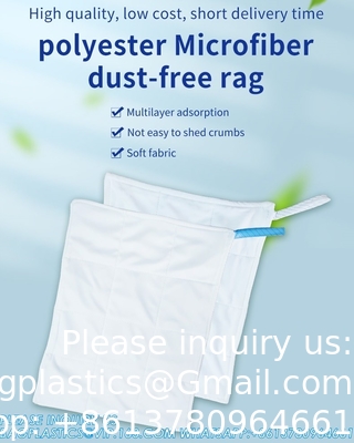 Laboratorium ESD stofvrij doek Lab gebruik herbruikbaar wasbaar Microfiber Lintvrij Microfiber Wiping doek Cleanroom rags
