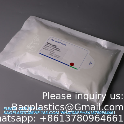 Steriele voorverzadigde 70% IPA Wipe Waterstofperoxide Wipe, Ammonium Ethyl Alcohol Wipe Voorgedompelde Wipe, Isopropyl