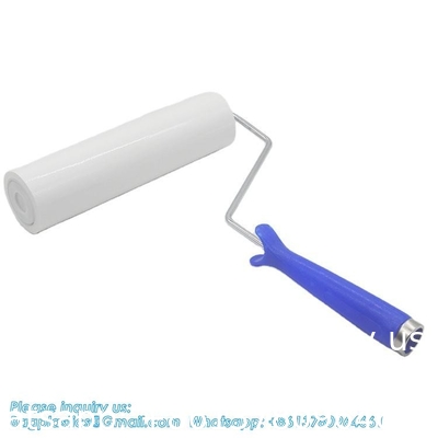 Hoge kleefstof Herbruikbare wasbare vloer Plafondschoonmaak Silicone Kleverige lint Roller kleverige kleverige rubber siliciumstof