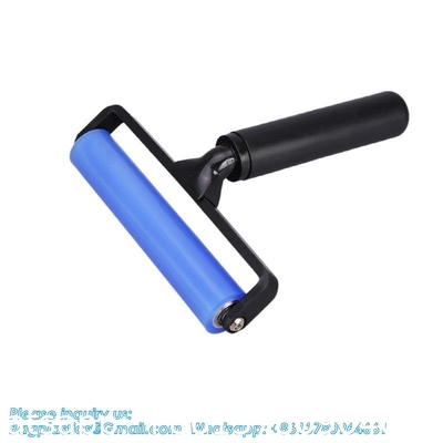 Hoge kleefstof Herbruikbare wasbare vloer Plafondschoonmaak Silicone Kleverige lint Roller kleverige kleverige rubber siliciumstof