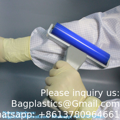 Hoge kleefstof Herbruikbare wasbare vloer Plafondschoonmaak Silicone Kleverige lint Roller kleverige kleverige rubber siliciumstof