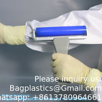 Hoge kleefstof Herbruikbare wasbare vloer Plafondschoonmaak Silicone Kleverige lint Roller kleverige kleverige rubber siliciumstof