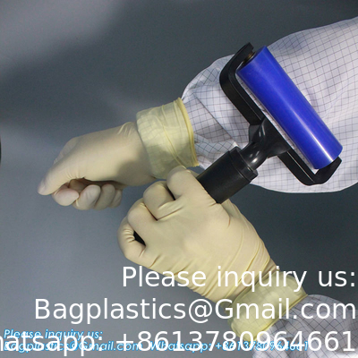 Hoge kleefstof Herbruikbare wasbare vloer Plafondschoonmaak Silicone Kleverige lint Roller kleverige kleverige rubber siliciumstof