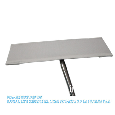 Roestvrij staal Flat Mop Herbruikbare Mop Lab Microfibre Stof Mopping Hoofd frame ESD Mop Met Telescopisch Handvat