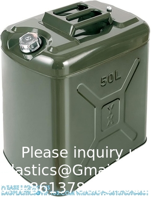 ROSTELLOOS STEEL METAL SPUUT Diesel brandstofcontainer olieblaas BENZINTANKEN PLASTISCHE JERRYCAN HOLDER CASOLINE CANISTER