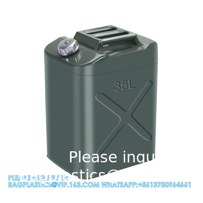 Metalen 60 liter Jerry Can 60l Stalen Jerry Can Benzintank Jerry Gas Can Holder Metalen vergrendelbare Jerry Can Mount Rack