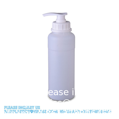 Vloeibare wasmiddel Plastic handwasfles met buizenpomp Hervulbare plastic pomfflessen met reisslot