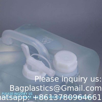 Noodbenodigdheden 5L 10L 20L opvouwbare watercontainer met kartonnen doos Plastic vloeistofopslag emmer