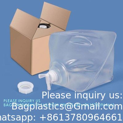 Noodbenodigdheden 5L 10L 20L opvouwbare watercontainer met kartonnen doos Plastic vloeistofopslag emmer