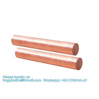 Ruime koperen staaf met een diameter van 8 mm Messing metalen staaf 1/4" ((7mm) Dia 7.87" Lengte CU