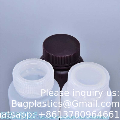 5 ml-1000 ml laboratorium PP breedmond HDPE Amber wit sterilisatie type container reagensfles
