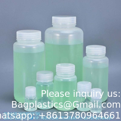 5 ml-1000 ml laboratorium PP breedmond HDPE Amber wit sterilisatie type container reagensfles