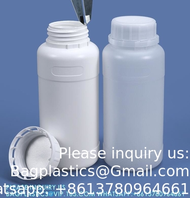 500 ml 100 ml Custom Logo Printing Vierkante Plastic Flasje Voor Melk Vloeistof Verpakking Farmaceutische Flasje