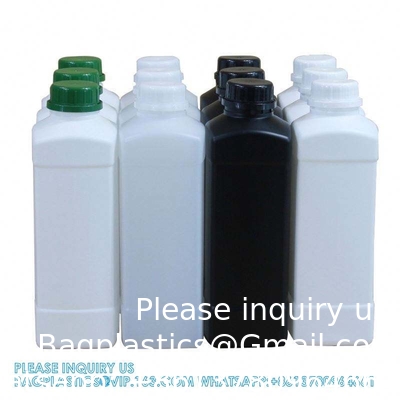 500 ml 100 ml Custom Logo Printing Vierkante Plastic Flasje Voor Melk Vloeistof Verpakking Farmaceutische Flasje