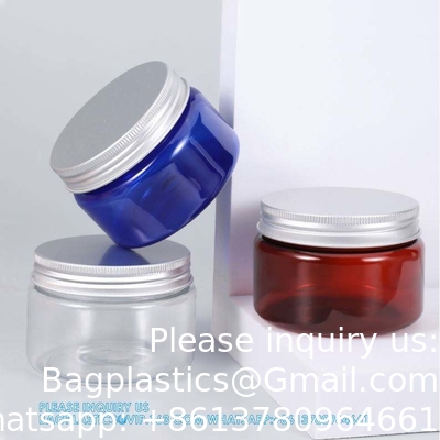 16 oz Plastic potten Helder Plastic Mason potten Berging Containers Breed mond met deksels Voor keuken &amp; huishoudelijke opslag