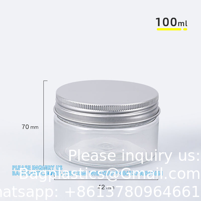16 oz Plastic potten Helder Plastic Mason potten Berging Containers Breed mond met deksels Voor keuken &amp; huishoudelijke opslag