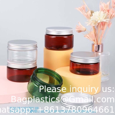 16 oz Plastic potten Helder Plastic Mason potten Berging Containers Breed mond met deksels Voor keuken &amp; huishoudelijke opslag