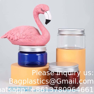 16 oz Plastic potten Helder Plastic Mason potten Berging Containers Breed mond met deksels Voor keuken &amp; huishoudelijke opslag