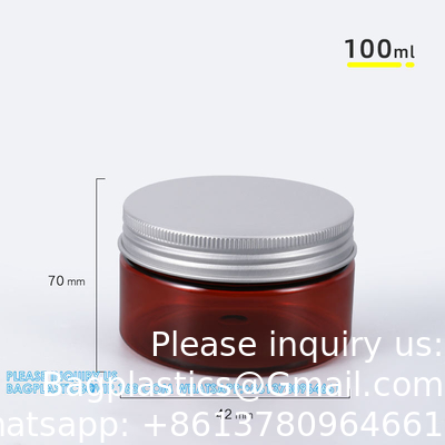 16 oz Plastic potten Helder Plastic Mason potten Berging Containers Breed mond met deksels Voor keuken &amp; huishoudelijke opslag