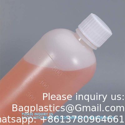 10 ml schaal Plastic ronde fles HDPE lege reagens fles voor chemische vloeistof opslag Plastic schroef dop