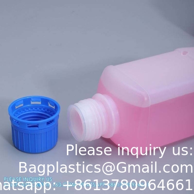 100 ml reagens Plastic fles Wit lege HDPE flessen met inwendige deksel voor de opslag van chemische vloeibare poeder